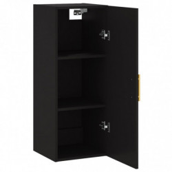 Wandschrank Schwarz 34,5x34x90 cm