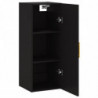 Wandschrank Schwarz 34,5x34x90 cm