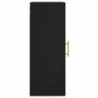 Wandschrank Schwarz 34,5x34x90 cm