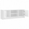 TV-Schrank Weiß 102x30x37,5 cm Holzwerkstoff