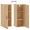 Wandschrank Sonoma-Eiche 34,5x34x90 cm