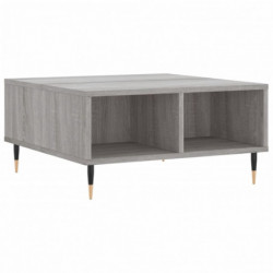 Couchtisch Grau Sonoma 60x60x30 cm Holzwerkstoff