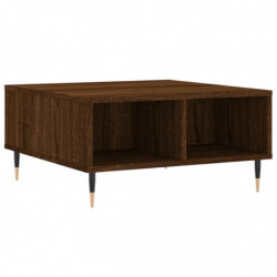 Couchtisch Braun Eichen-Optik 60x60x30 cm Holzwerkstoff