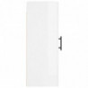Wandschrank Hochglanz-Weiß 34,5x34x90 cm Holzwerkstoff