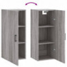 Wandschrank Grau Sonoma 34,5x34x90 cm