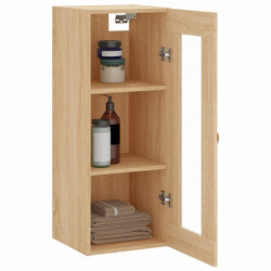 Wandschrank Sonoma-Eiche 34,5x34x90 cm