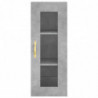 Wandschrank Betongrau 34,5x34x90 cm