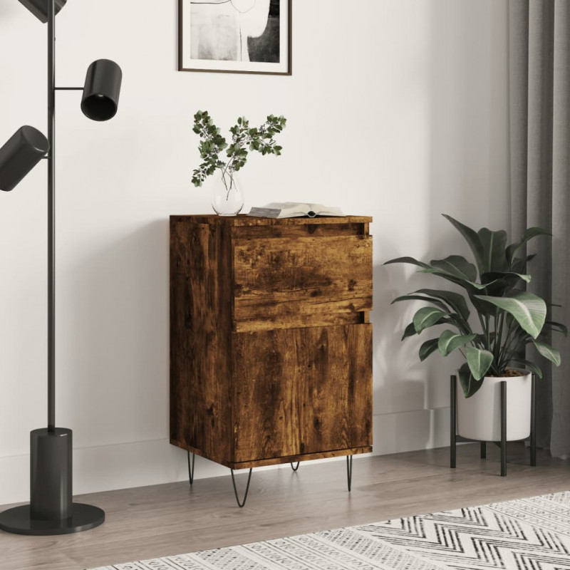 Sideboard Räuchereiche 40x35x70 cm Holzwerkstoff