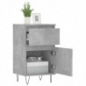 Sideboard Betongrau 40x35x70 cm Holzwerkstoff