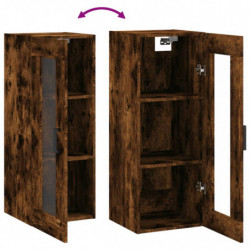 Wandschrank Räuchereiche 34,5x34x90 cm