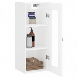 Wandschrank Weiß 34,5x34x90 cm