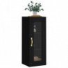 Wandschrank Schwarz 34,5x34x90 cm