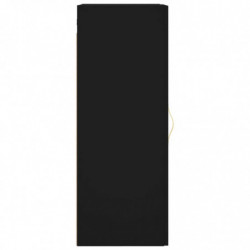 Wandschrank Schwarz 34,5x34x90 cm