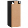 Wandschrank Schwarz 34,5x34x90 cm