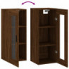 Wandschrank Braun Eichen-Optik 34,5x34x90 cm