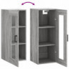 Wandschrank Grau Sonoma 34,5x34x90 cm