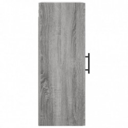 Wandschrank Grau Sonoma 34,5x34x90 cm