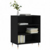 Sideboard Schwarz 57x35x70 cm Holzwerkstoff