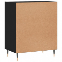 Sideboard Schwarz 57x35x70 cm Holzwerkstoff