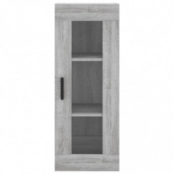 Wandschrank Grau Sonoma 34,5x34x90 cm