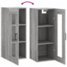 Wandschrank Grau Sonoma 34,5x34x90 cm