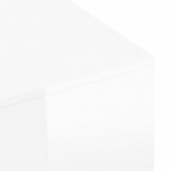 Couchtisch Hochglanz-Weiß 100x49,5x31 cm Holzwerkstoff