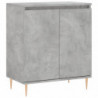 Sideboard Betongrau 60x35x70 cm Holzwerkstoff