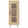 Sideboard Sonoma-Eiche 34,5x34x90 cm Holzwerkstoff