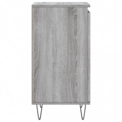 Sideboard Grau Sonoma 40x35x70 cm Holzwerkstoff