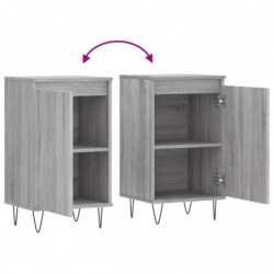 Sideboard Grau Sonoma 40x35x70 cm Holzwerkstoff