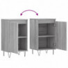 Sideboard Grau Sonoma 40x35x70 cm Holzwerkstoff