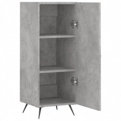 Sideboard Betongrau 34,5x34x90 cm Holzwerkstoff