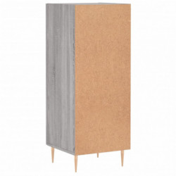 Sideboard Grau Sonoma 34,5x34x90 cm Holzwerkstoff