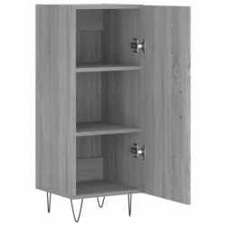 Sideboard Grau Sonoma 34,5x34x90 cm Holzwerkstoff