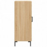 Sideboard Sonoma-Eiche 34,5x34x90 cm Holzwerkstoff