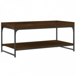 Couchtisch Braun Eichen-Optik 100x49x45 cm Holzwerkstoff