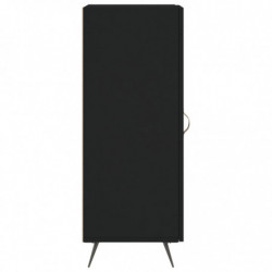 Sideboard Schwarz 34,5x34x90 cm Holzwerkstoff