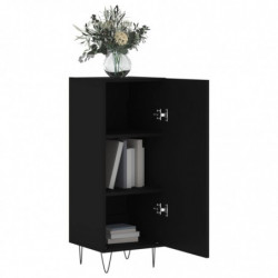 Sideboard Schwarz 34,5x34x90 cm Holzwerkstoff