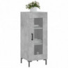 Sideboard Betongrau 34,5x34x90 cm Holzwerkstoff