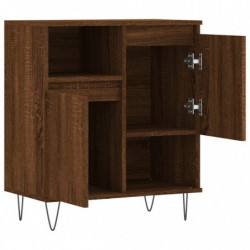 Sideboard Braun Eichen-Optik 60x35x70 cm Holzwerkstoff