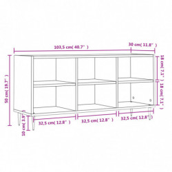 TV-Schrank Sonoma-Eiche 103,5x30x50 cm Holzwerkstoff