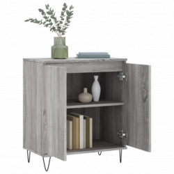 Sideboard Grau Sonoma 60x35x70 cm Holzwerkstoff