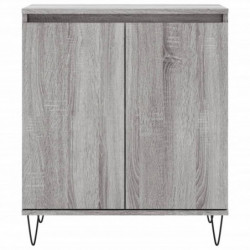 Sideboard Grau Sonoma 60x35x70 cm Holzwerkstoff