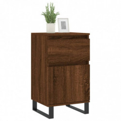 Sideboard Braun Eichen-Optik 40x35x70 cm Holzwerkstoff