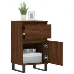 Sideboard Braun Eichen-Optik 40x35x70 cm Holzwerkstoff