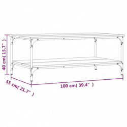 Couchtisch Sonoma-Eiche 100x55x40 cm Holzwerkstoff