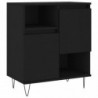 Sideboard Schwarz 60x35x70 cm Holzwerkstoff