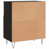 Sideboard Schwarz 60x35x70 cm Holzwerkstoff