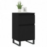 Sideboard Schwarz 40x35x70 cm Holzwerkstoff