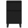 Sideboard Schwarz 40x35x70 cm Holzwerkstoff